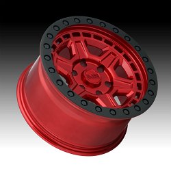 Black Rhino Reno Candy Red Custom Truck Wheels 2